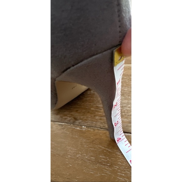 NWOT NEIMAN MARCUS Microsuede Booties Gray | 7 - Picture 9 of 9